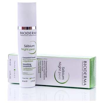 Sébium Night Peel Smoothing Concentrate - Vyhlazující exfoliační sérum proti nedokonalostem pleti